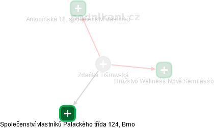Zdeňka Tišnovská - Vizualizace  propojení osoby a firem v obchodním rejstříku