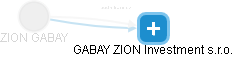 ZION GABAY - Vizualizace  propojení osoby a firem v obchodním rejstříku