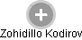 Zohidillo Kodirov - Vizualizace  propojení osoby a firem v obchodním rejstříku