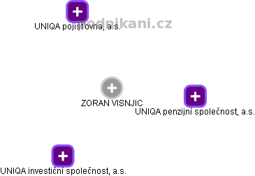  Zoran V. - Vizualizace  propojení osoby a firem v obchodním rejstříku