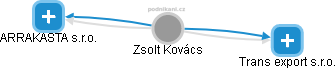 Zsolt Kovács - Vizualizace  propojení osoby a firem v obchodním rejstříku